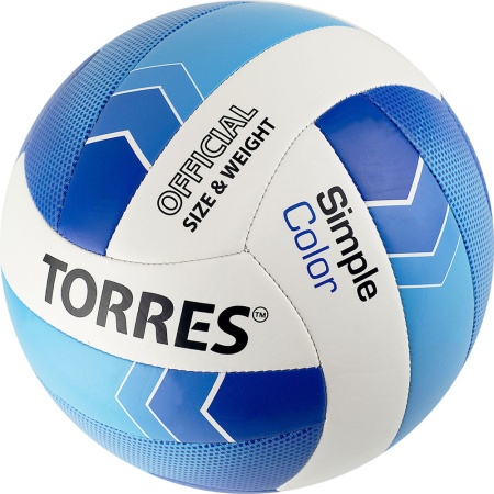 Купить Мяч волейбольный Torres Simple Color любительский р.5 в Снежногорске 